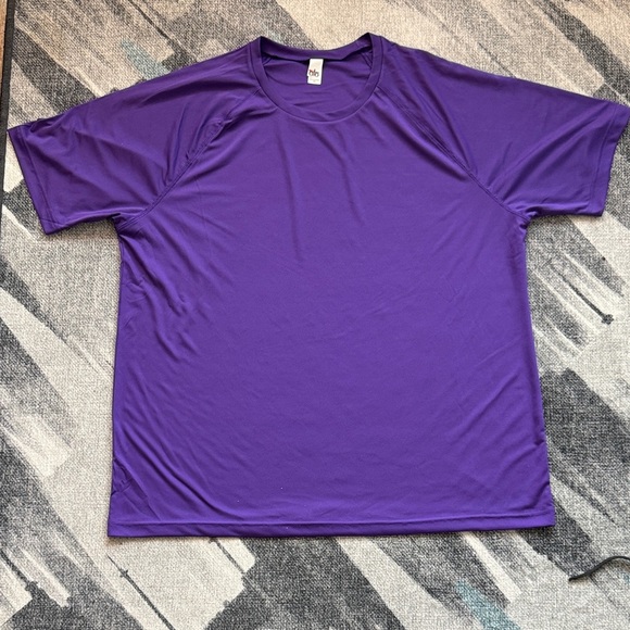 Alo Yoga Men's Size XXL Purple Idol Performance Polyester T Shirt - Picture 2 of 9